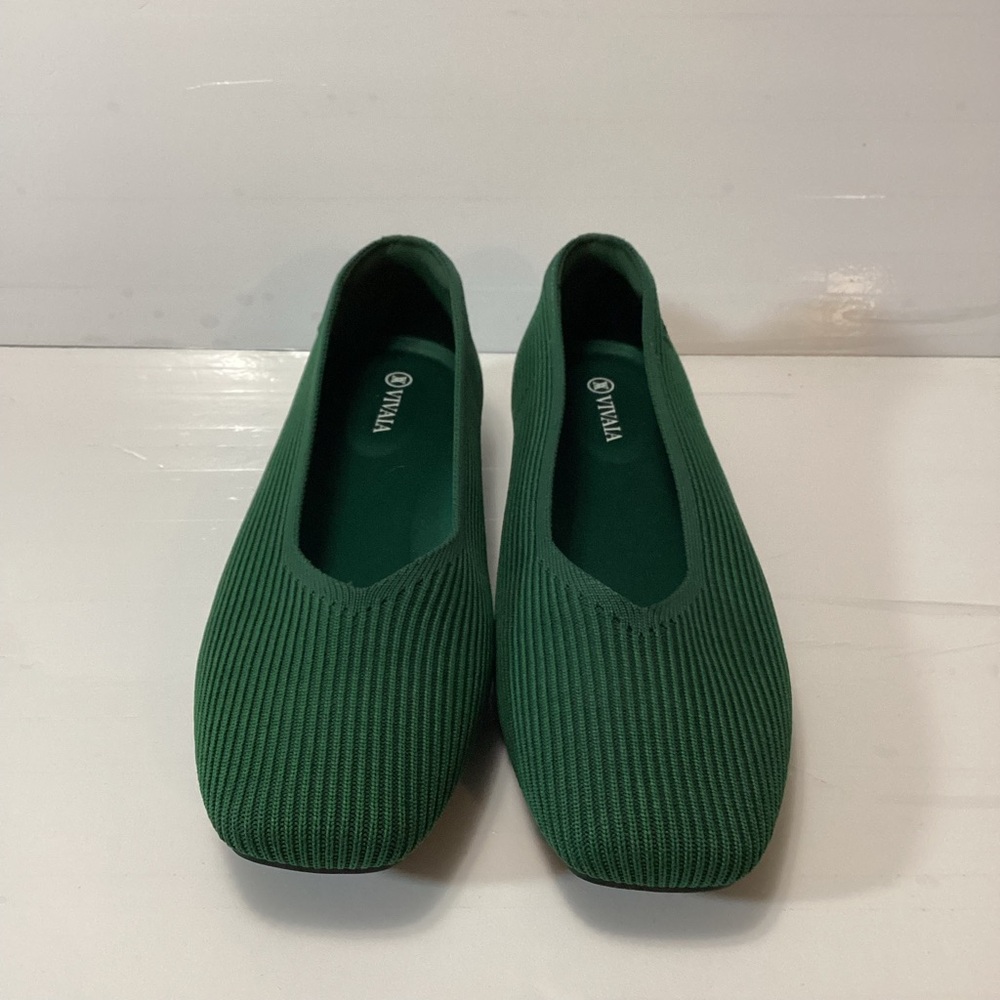 VIVAIA Margot forest Green Women's flats Shoes, knit green size 42